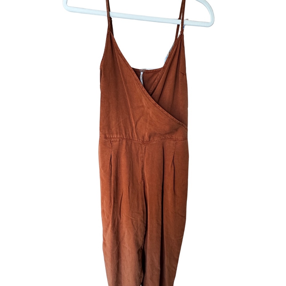 Free People Rust Jumpsuit